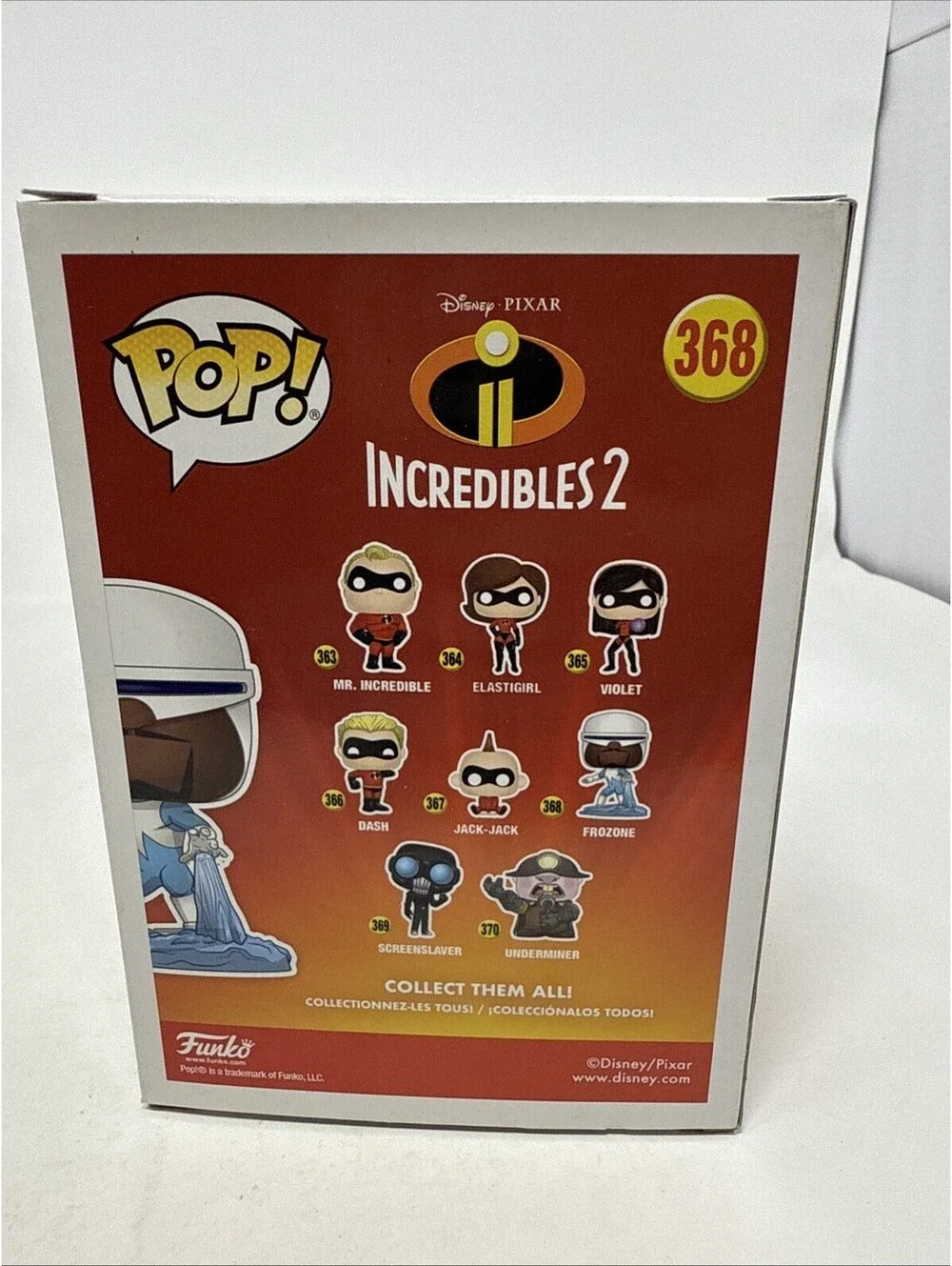 Funko Pop! Disney Pixar Incredibles 2 Frozone Vinyl Figure #368